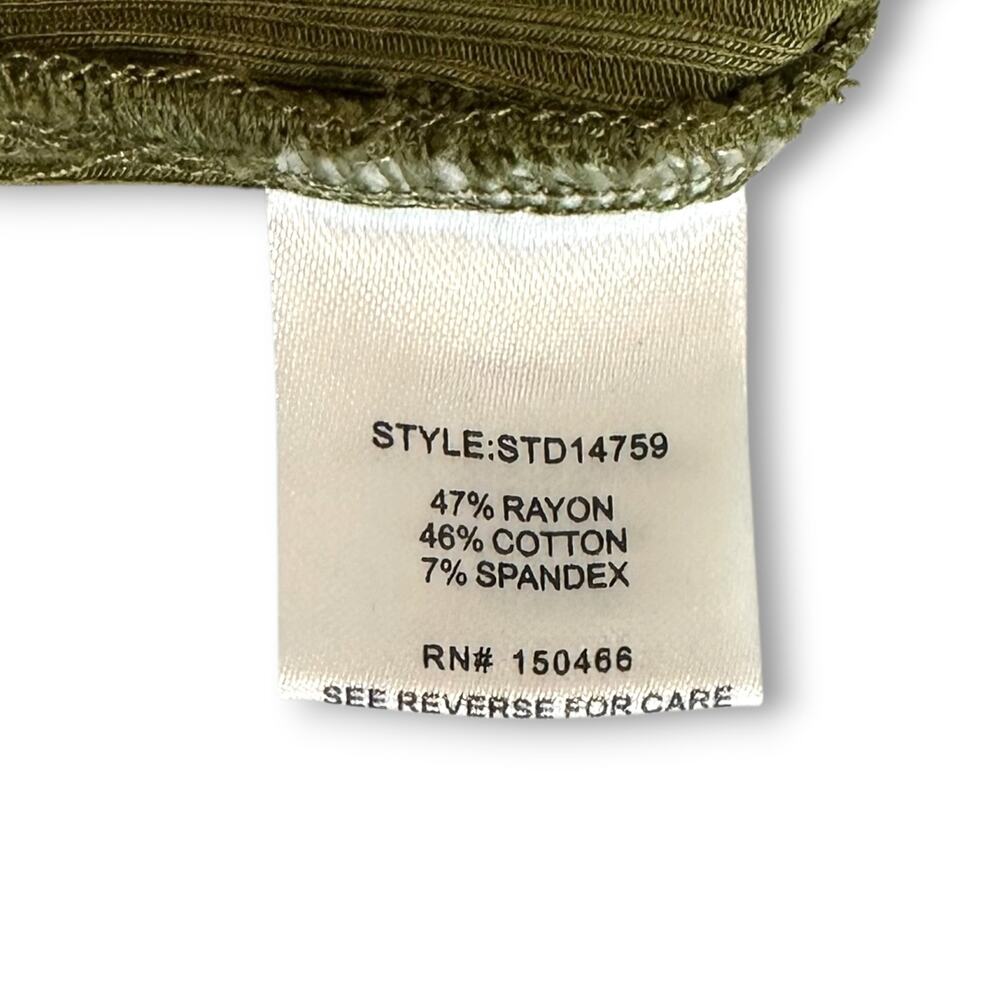 Sugarlips Women's Beatris Fitted Jonny Collar Dress Size S Olive Green Midi - Picture 7 of 9